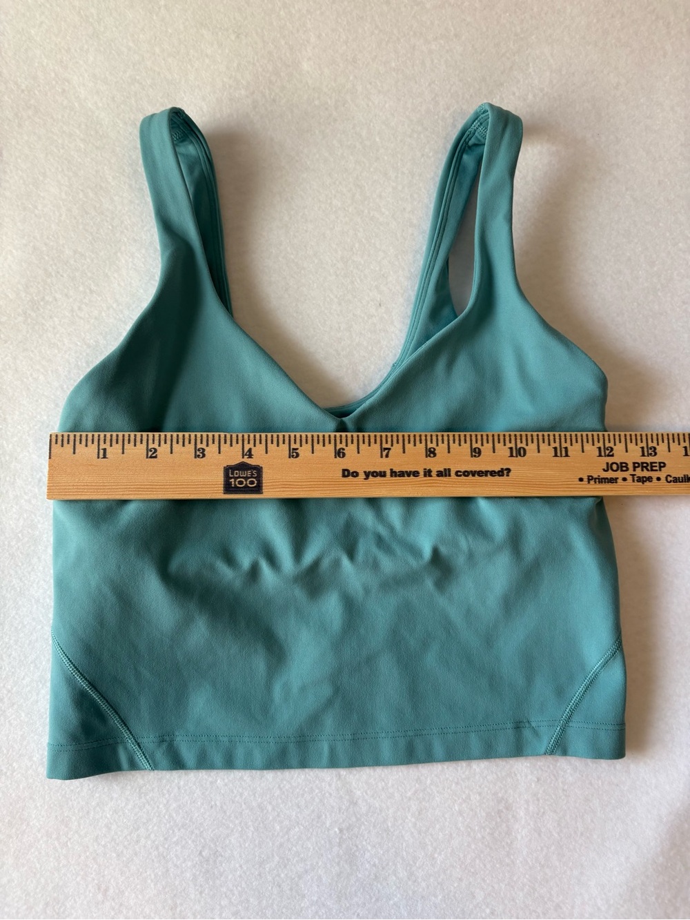 lululemon athletica Teal Scoop Neck Bralette Crop Top